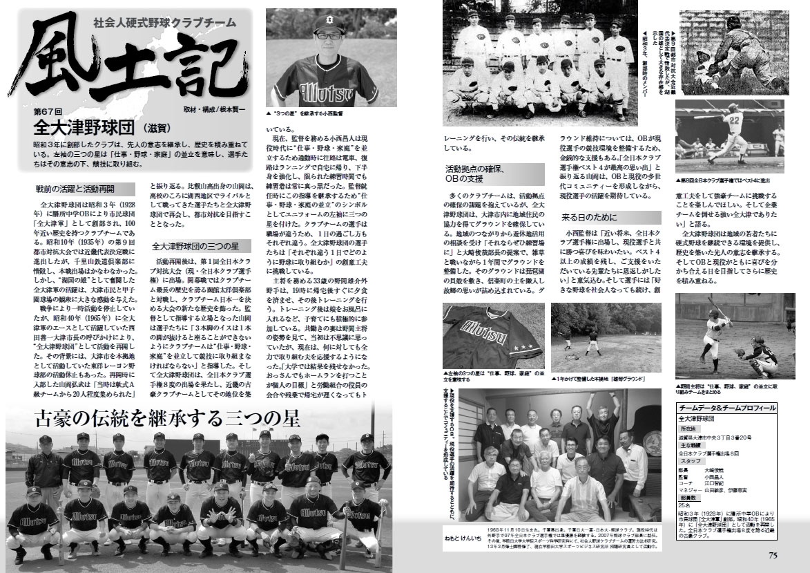 Baseball Clinic 2020年9月号掲載記事（ベースボール・マガジン社発行）